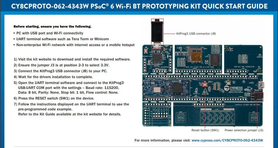 CY8CPROTO-062-4343W INFO 2