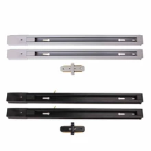 2 шт. алюминиевый светодиодный светильник с разъемом Универсальный рельсовый алюминиевый светильник