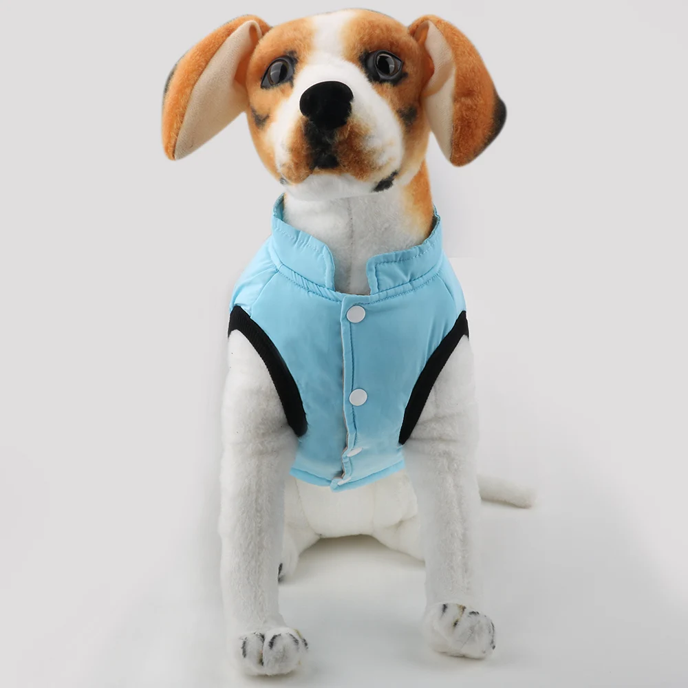 Зимняя куртка для собак, одежда для домашних животных собак Костюмы пальто Теплый Щенок Одежда жилетка, одежда для домашних животных для малых и средних собак Костюмы 8e35