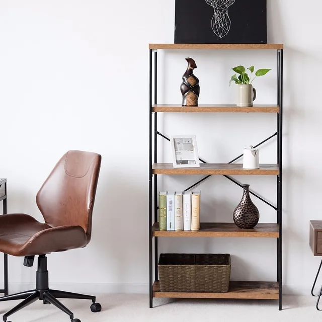 Best Price Giantex Multipurpose Open Bookcase Industrial Shelf Display Rack Storage Organizer Home Furniture HW59370 Best Price Giantex Multipurpose Open Bookcase Industrial Shelf Display Rack Storage Organizer Home Furniture HW59370