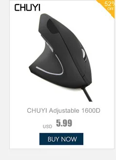 CHUYI Bluetooth 3,0 светодиодный Беспроводная вертикальная мышка эргономичная офисная оптическая игровая мышь 1600 dpi с коврик для мыши для геймерского ПК ноутбука