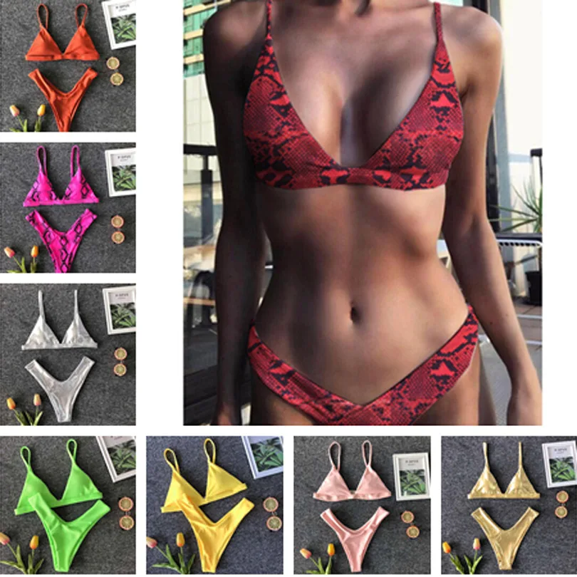 Günstige Marke Bademode Frauen Badeanzug Sexy Push Up Micro Bikinis Set Schwimmen Badeanzug Bademode Sommer Brazilian Bikini 2019