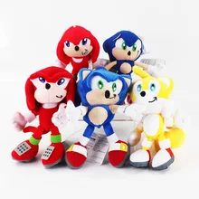 5 estilos 20 cm Super Sonic Bonecos de Pelúcia Brinquedos de Pelúcia Dos Desenhos Animados TV Sonic Sonic Boom Figura Da Boneca Frete Grátis
