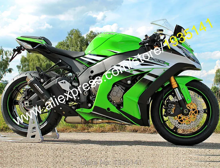 

Hot Sales,For Kawasaki Ninja ZX10R 11-14 ZX 10R ZX-10R 2011 2012 2013 2014 Green Sportbike Fairing Body Kit (Injection molding)