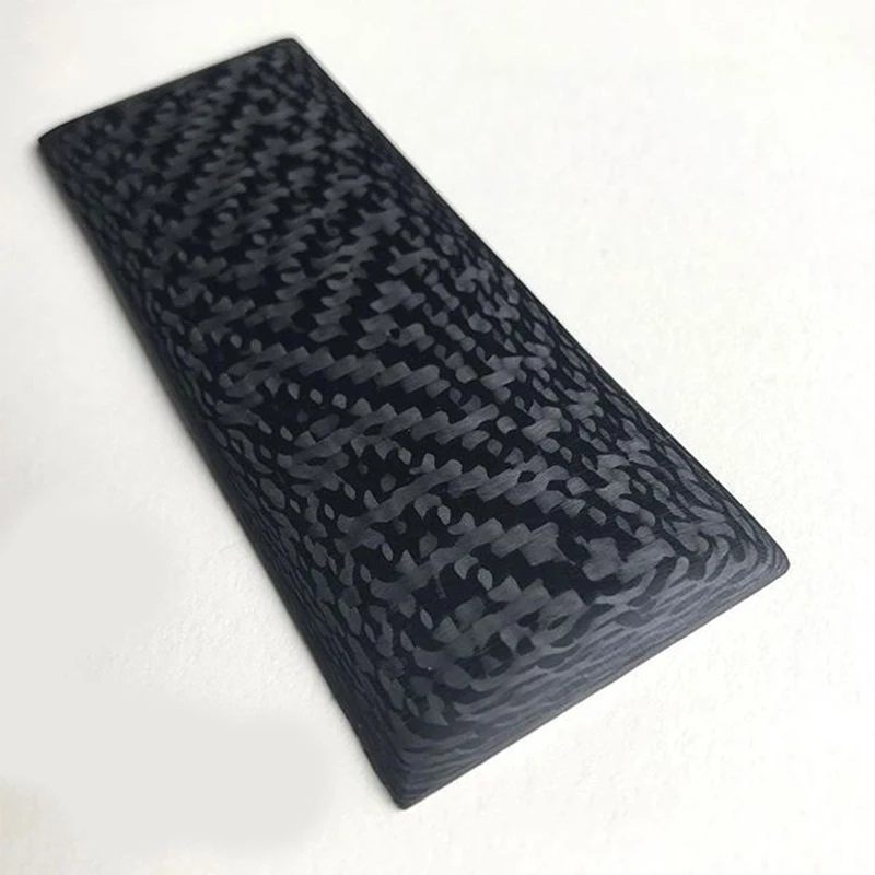 2 шт. 3K Углеродное волокно материал доски для DIY ручка ножа патч материал 120X40X6 мм