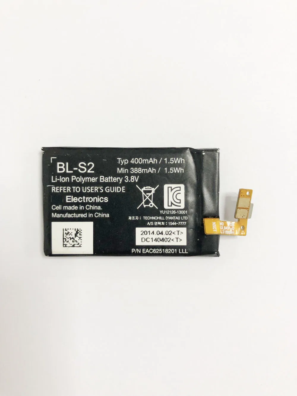 GeLar 400mAh Аккумулятор для смарт-часов LG G Uhr watch W100 BL-S2 | Мобильные телефоны и