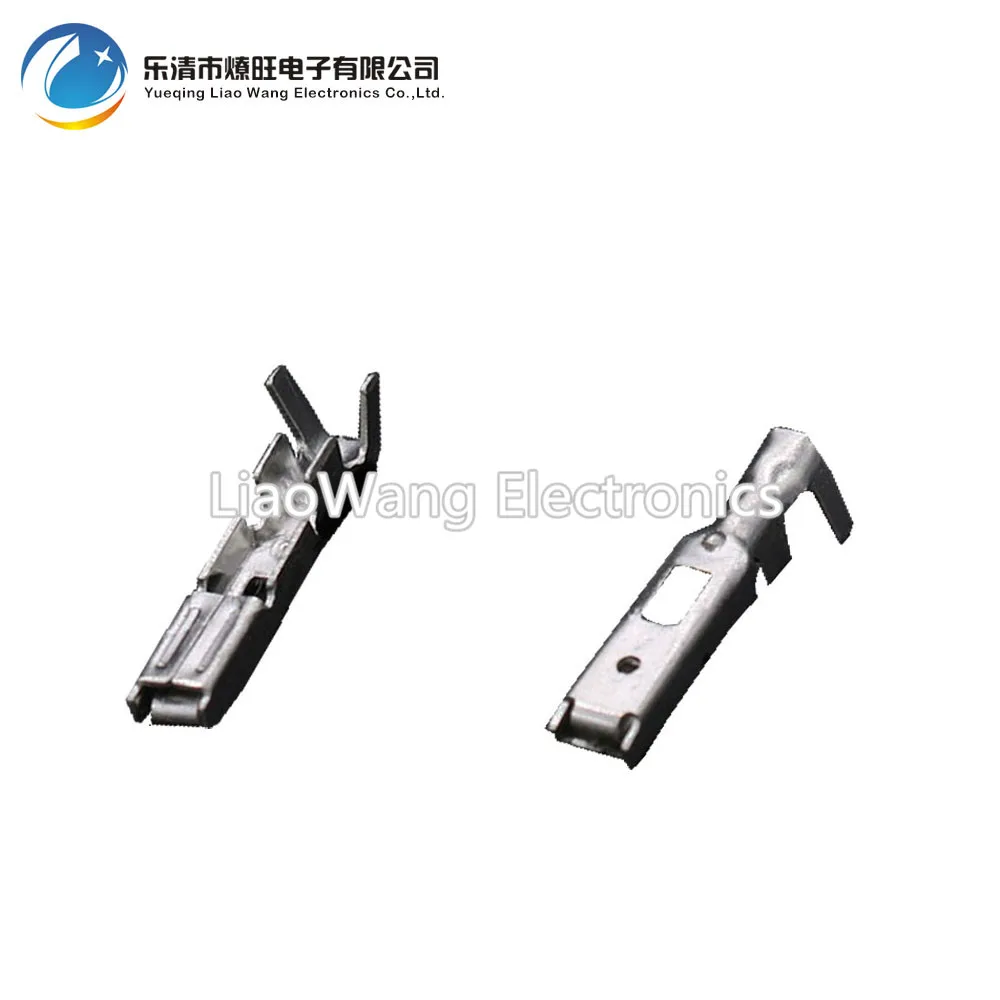 

100 PCS 3 series connector car copper parts connector copper terminal block tin terminal DJ622-3 * 0.6A / B