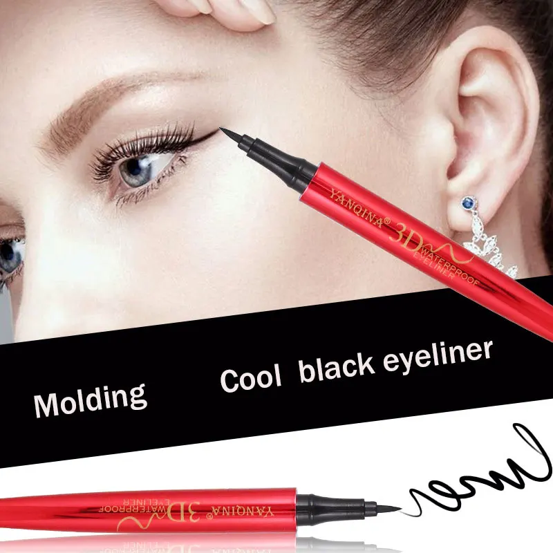 

1 pc Black Waterproof Liquid Eyeliner Pencil Professional Long-lasting Eye Liner Beauty Makeup Cosmetic