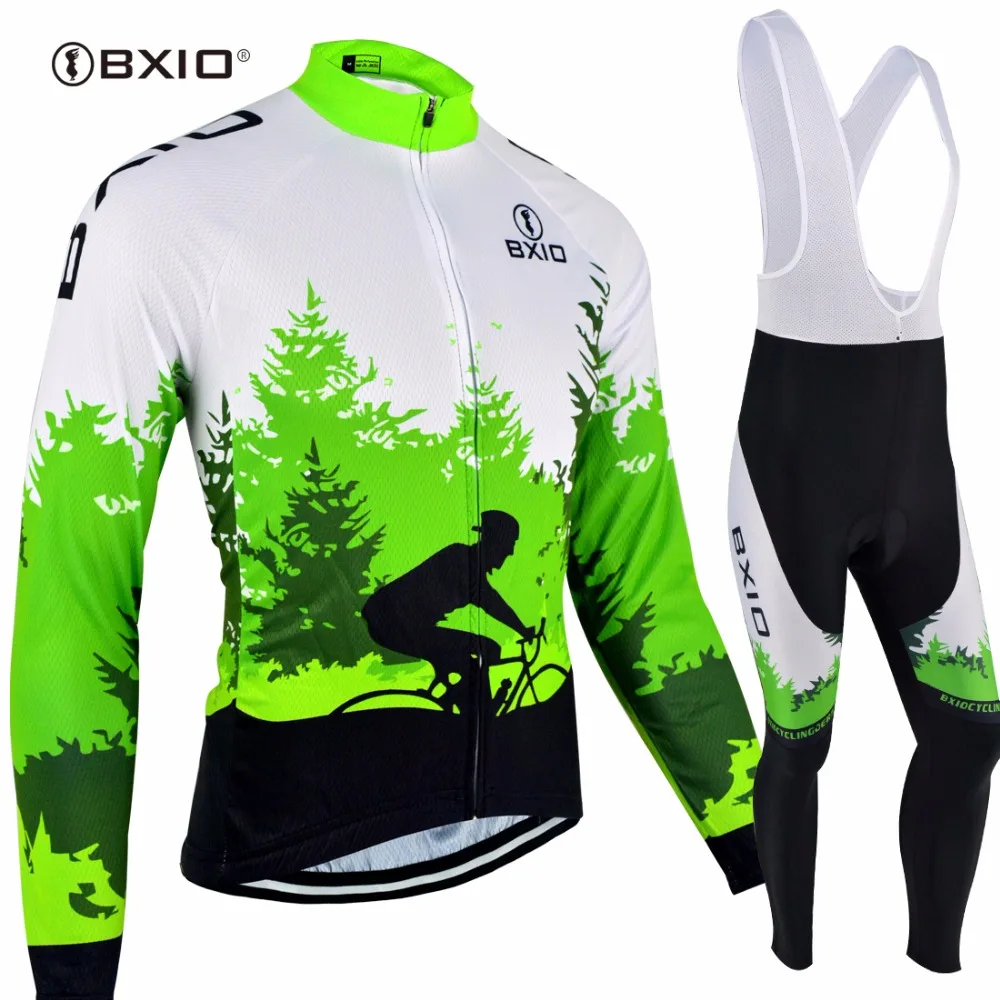 Bxio Women Cycling Jersey Set Winter Cycling Clothing Women Mtb Uniforme Roupa Ciclismo De France Bike 