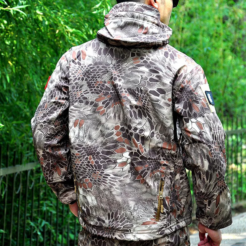 Тактические костюмы Softshell Мужская Уличная походная одежда военная тактическая