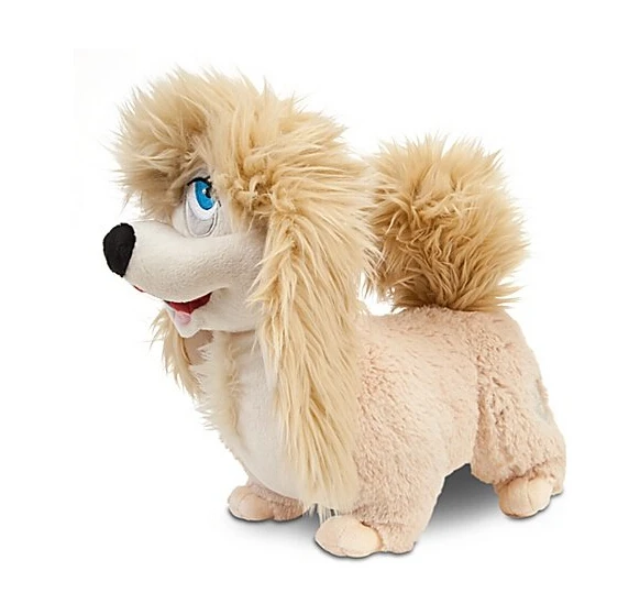 Exclusive Lady the Tramp Deluxe Plush Lhasa Apso Figure Peg Plush Toys