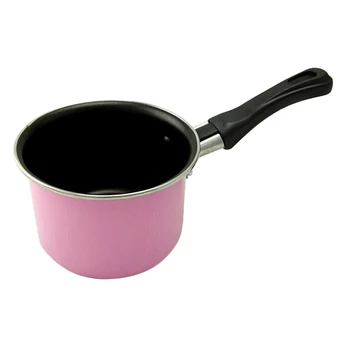

Carbon Steel Induction Oven Safe Saucepan Milk Pan Melting Pot Pink Green
