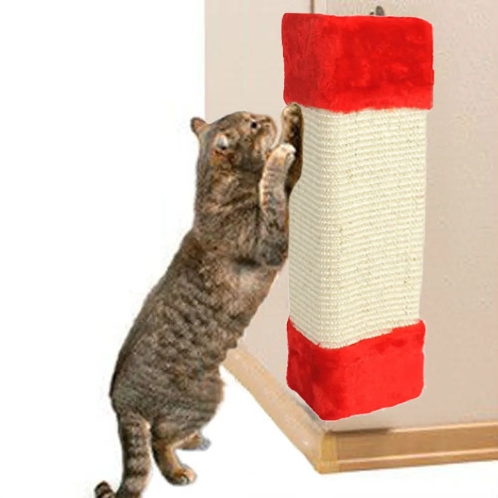 doglemi Pet Kitten Corner Sisal Wall Scratcher Cats Hanging Scratching Post Board Pets Dogs Cat
