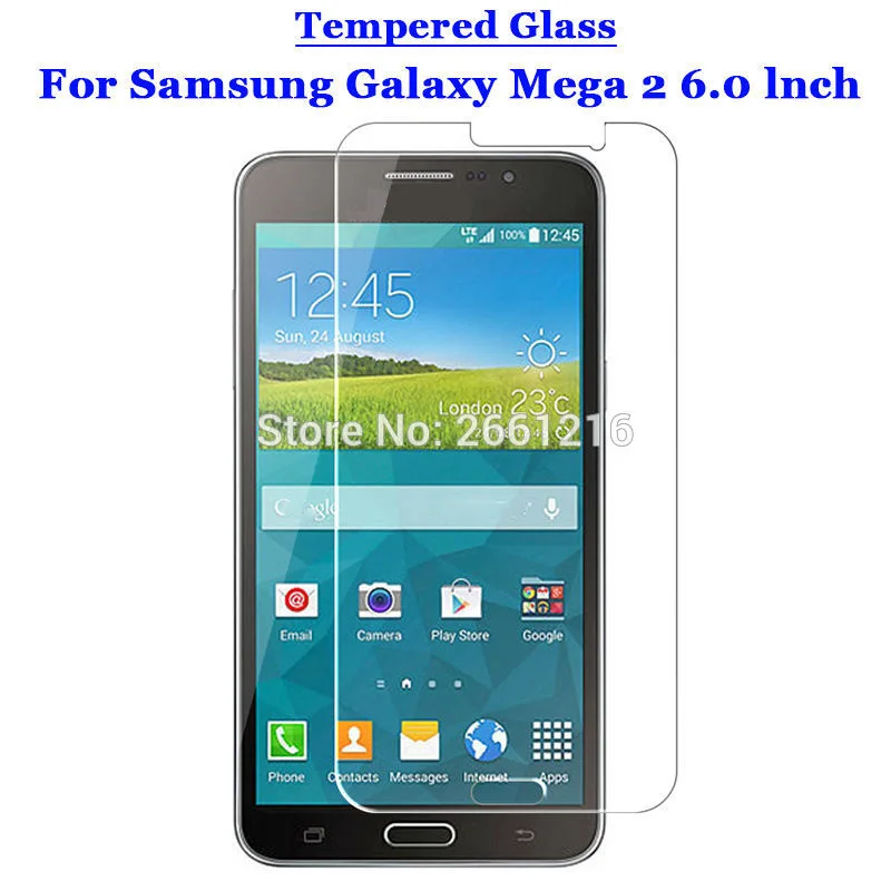 Закаленное стекло 9H 2.5D для Samsung Mega2 защитная Пленка премиум класса Galaxy Mega 2 G7508Q G750