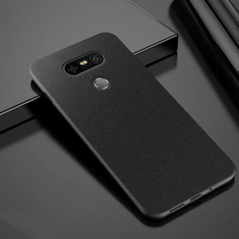 Черный Чехол для LG G6 G7 G5 G4 V30 V40 Q8 G8 ThinQ K40 L50 K12 ThinQ Q60 Анти отпечатков пальцев Чехол Мягкий матовый Ультратонкий чехол-накладка из ТПУ чехол - Цвет: Черный