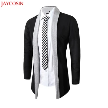 

JAYCOSIN Stylish Men Fashion Cardigan Jacket Slim Long Sleeve Casual Coat z1122
