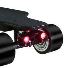 Электрический скейтборд светодиодный Предупреждение ющий ночной безопасный светильник Ночная езда предупреждающие огни четыре колеса длинный бортовой светильник s