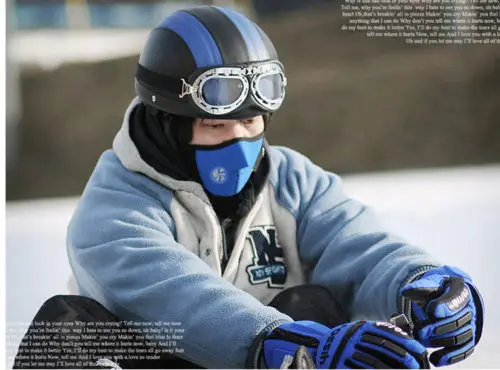 Cuello cálido media máscara de cara de invierno deporte máscara a prueba de viento bicicleta ciclismo máscara esquí Baberos esquí Snowboard al aire libre mascarillas polvo