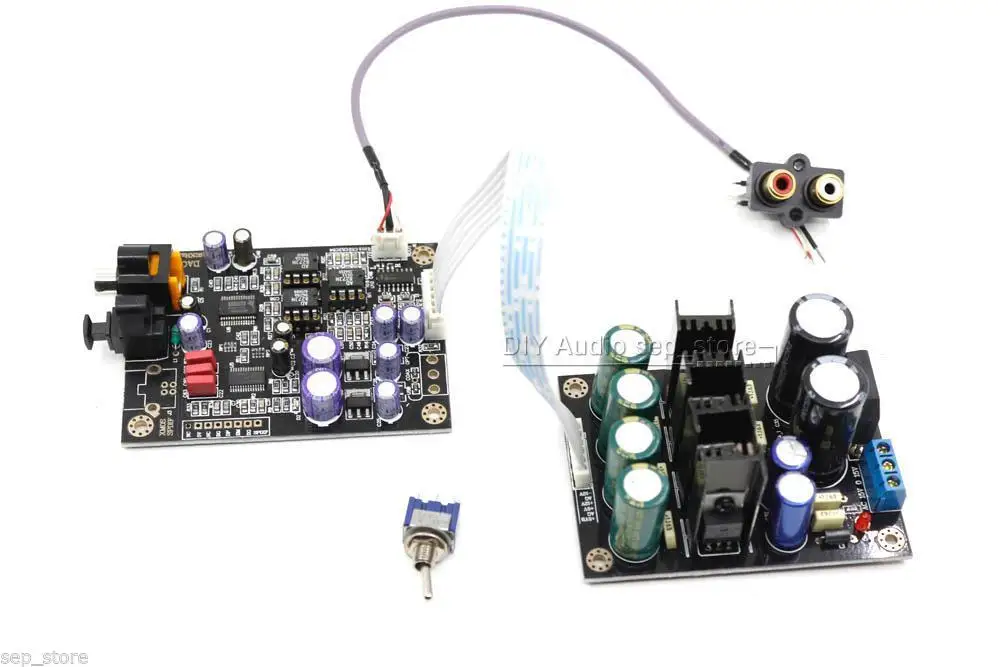 Assembled Decoder CS8416 + PCM1798 DAC board 24Bit/192KHz can add XMOS