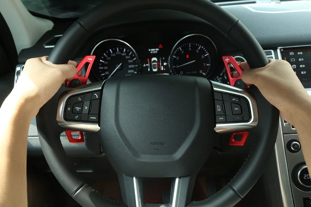 Для Land Range Rover Evoque/Sport Discovery 4 для Jaguar XE/XF/XJL/F-Pace рулевое колесо Переключатели скоростей на руле Алюминий Высокое качество