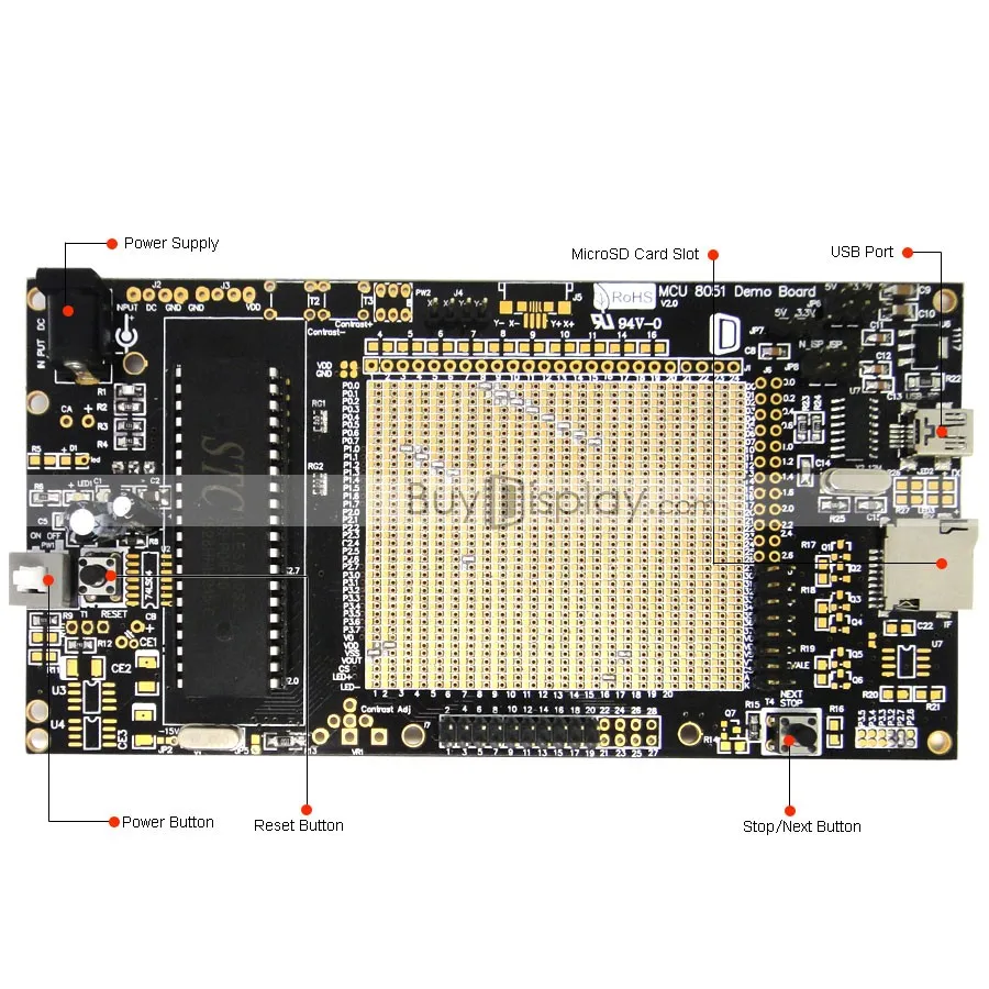 tft display interface with 8051 factory