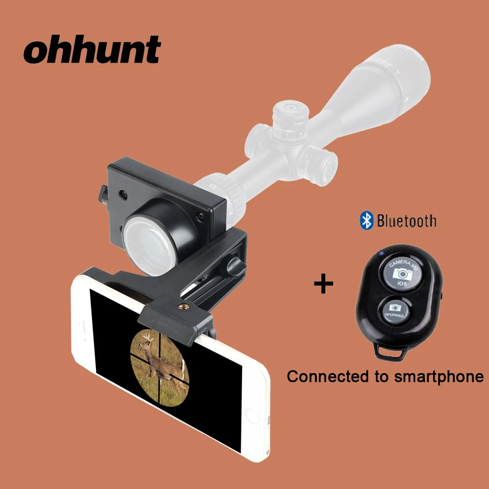 

ohhunt Hunting Riflecope Holder Bracket Support Holder Mount Spotting Scope Adapter Multifunction for Digital Camera SmartPhone