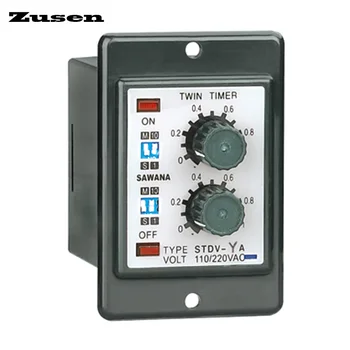 

Zusen ATDV-YD 1M/10M/1H/10H twin time relay multi range variable DC12V/24V/36V/AC110V/220V/380V