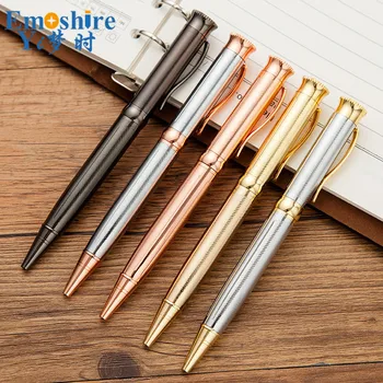 

Oil Ballpoint Pen Rotating Metal Ballpoint Pen Insert Business Advertising Ballpoint Pen Pen Office Supplies Custom Logo P586