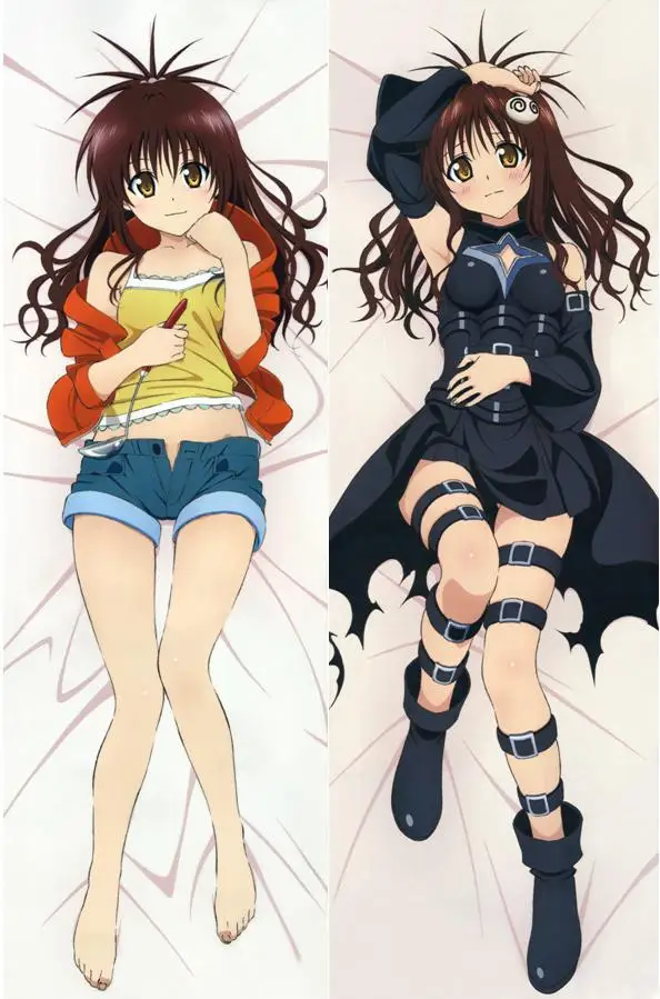 

New Japanese Anime Otaku Dakimakura pillow case To Love Ru Yuuki Mikan Y007