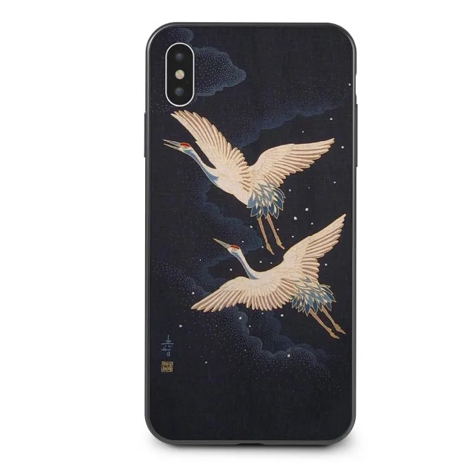 Роскошный мягкий чехол для iPhone 7 8 Plus 6 6S X XS MAX 5 5S SE XR с японскими красными коронными