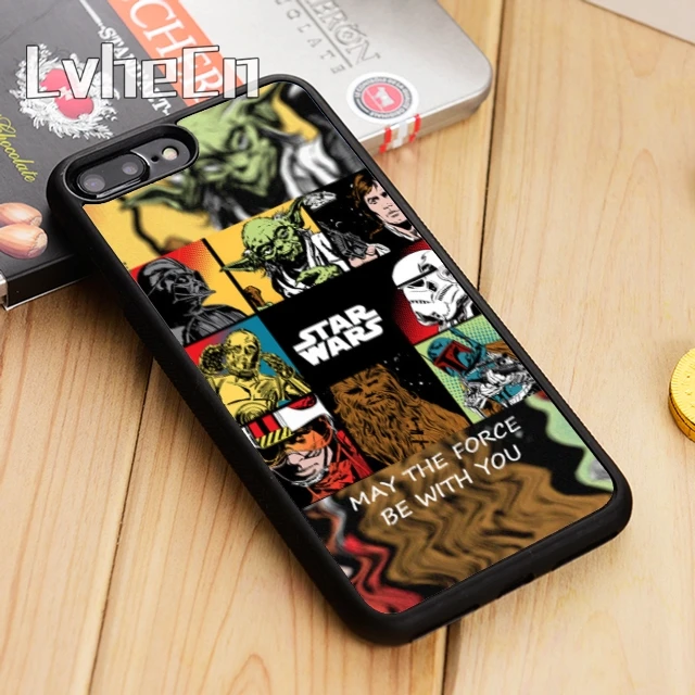 

LvheCn Star Wars Quotes Shell Phone Case Cover For iPhone 4 5 5s SE 5C 6 6s 7 8 10 X Samsung Galaxy S6 S7 edge S8 S9 plus note 8