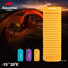 Naturehike NH18Q001-D Outdoor Push Inflatable Camping Mat for Tent Cold Waterproof Sleeping Pad Picnic Folding Mattress Winter Naturehike NH18Q001-D Outdoor Push Inflatable Camping Mat for Tent Cold Waterproof Sleeping Pad Picnic Folding Mattress Winter