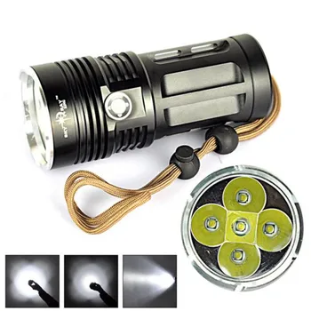 

B2 Bicycle Bike Light High power 8000 LM 6T6 5x XM-L T6 LED Flashlight Torch Lamp 3 Modes 18650 Super Bright Sturdy