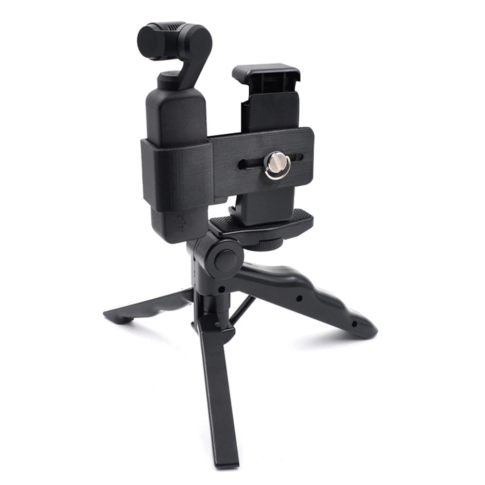 Black Карманный Штатив для мобильного телефона Dji Osmo, Многофункциональная подставка для штатива Dji Osmo, Карманный ручной штатив для камеры, телефона - Цвет: Black