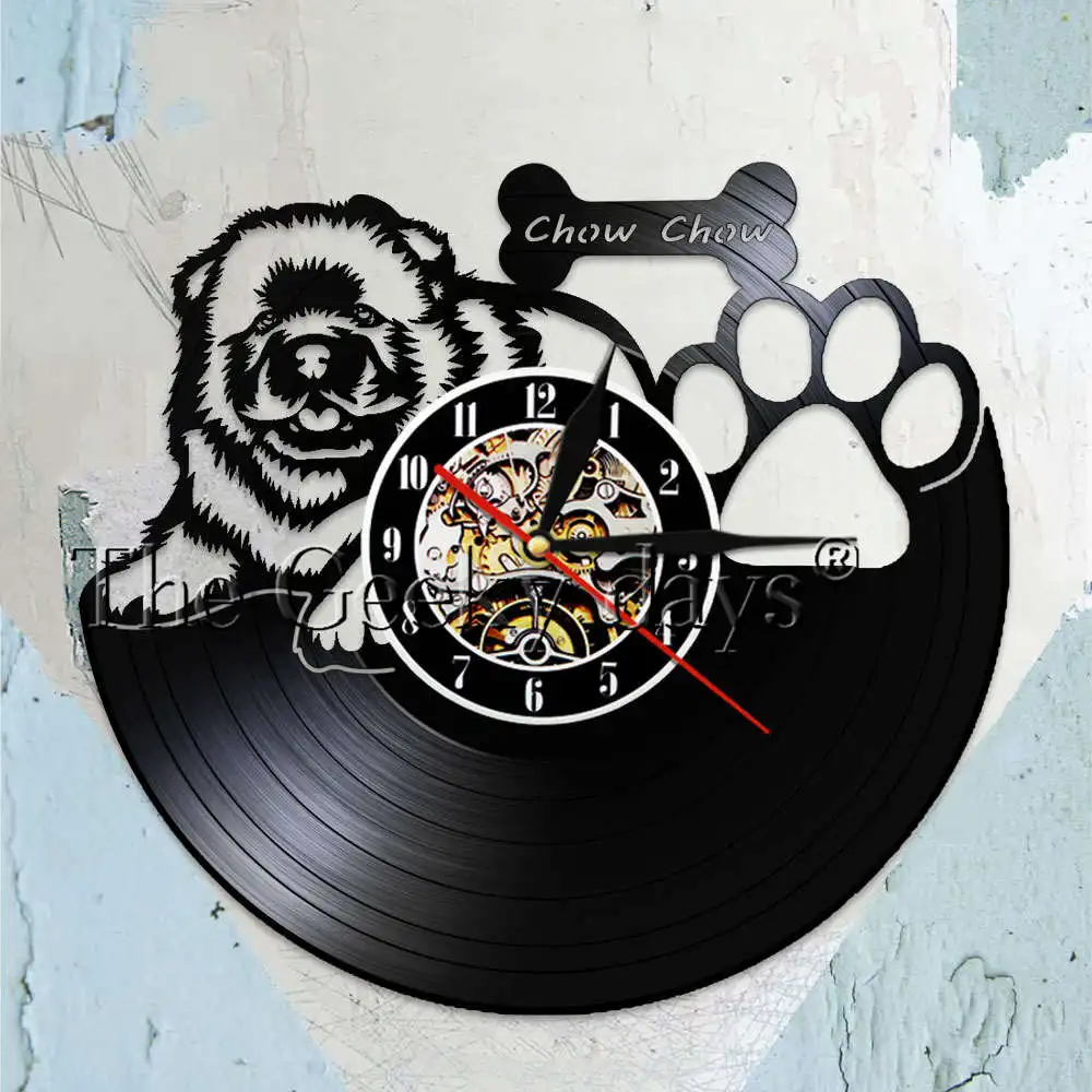Чау Винтаж Виниловая пластинка настенные часы Songshi Quan Chowdren LP запись декоративные
