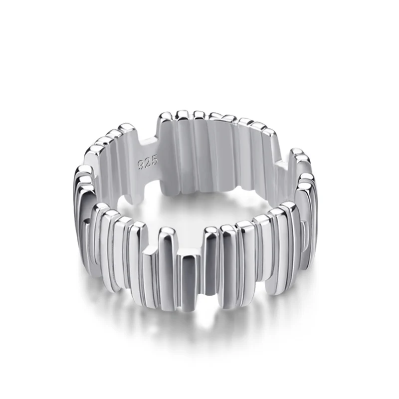 

Fashion women sterling silver ring Personality of circular ring wide Men and women lovers ring solid 925 silver Charming lady