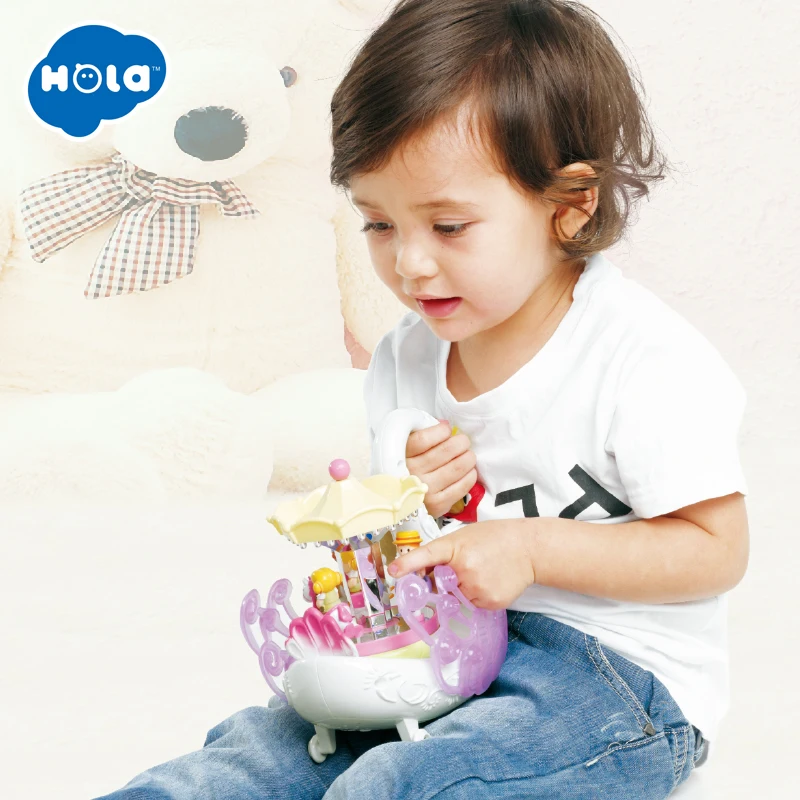 HUILE TOYS 536 Baby Toys Fantastic Swan Musical Toy with Light Electronic Learning Educational Toys for Children Girls Gifts 