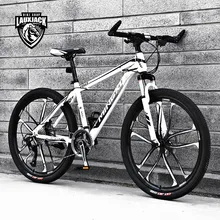 New Brand Mountain Bike font b Carbon b font Steel Frame 24 26 inch Wheel 27
