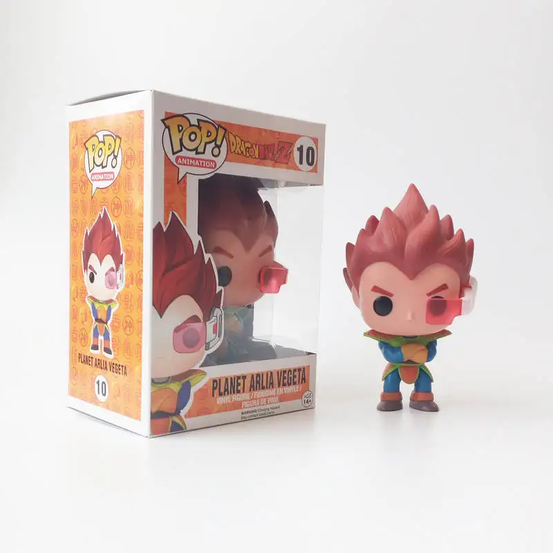 

FUNKO POP Japanese Anime Dragon Ball PLANET ARLIA VEGETA Vinyl Action Figure Collection Model Toys for Children birthday gift