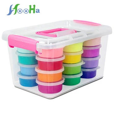 Skup Puszyste zabawki 24 36 48 kolor miękka glina modelina Slide glina polimerowa zabawki suszenie powietrzem lekka glina lekka plastelina do szlamu