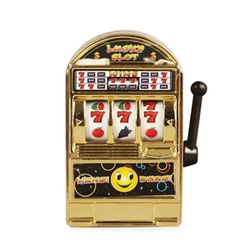 Funny Toy Metal Mini Lucky Slot Machine Entertainment Tool for Fun ...