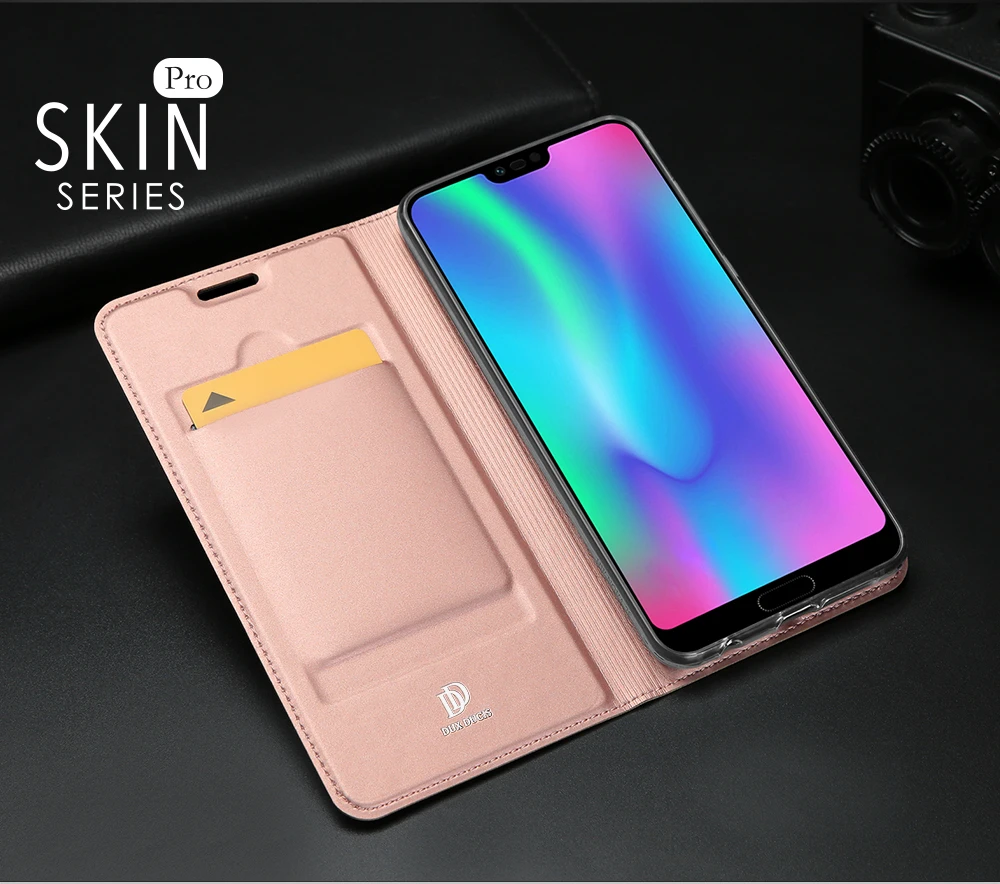 Подарок) Роскошный кожаный чехол-книжка DUX DUCIS для huawei P20 Pro P8 P9 P10 Nova Lite Y6 Honor 9 8 Dual Sim PU кожаный бумажник-книжка