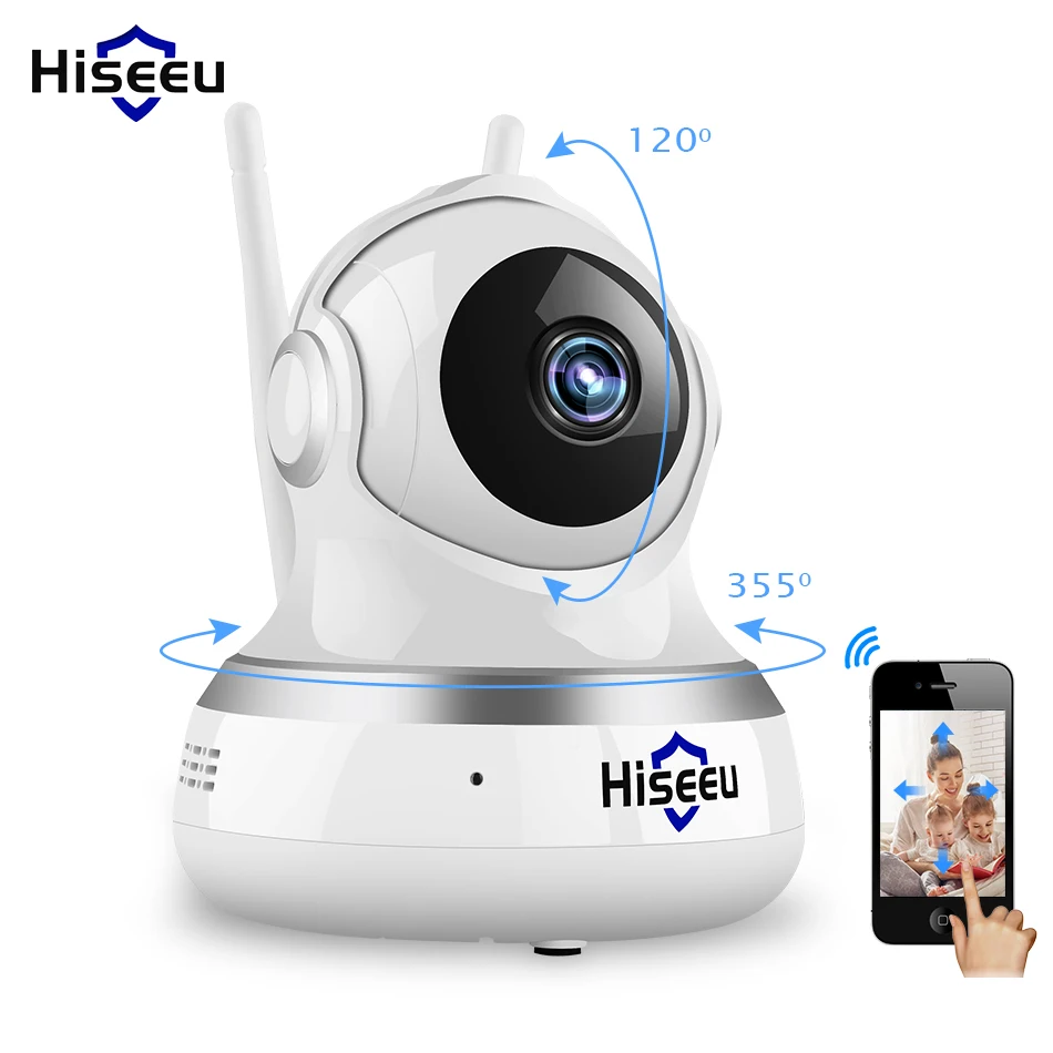 Камера видеонаблюдения 1080 P IP Wi Fi P2P для домашней безопасности TF карта 2 МП камера