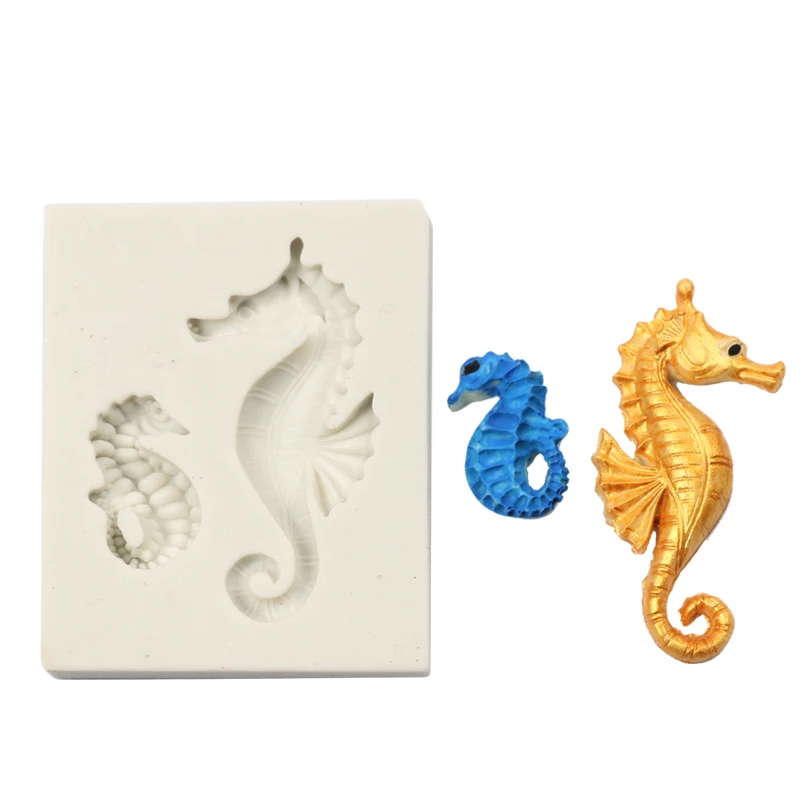 Sea Horse Silicone Fondant Mold Cake Decorating Tools Chocolate Gumpaste Mol J Sea Horse Silicone Fondant Mold Cake Decorating Tools Chocolate Gumpaste Mol J
