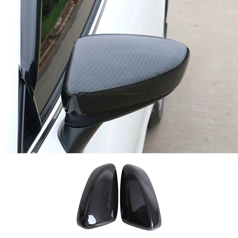 

High quality Water transfer printing Carbon Fiber Print Door Mirror Cover Trim Case for Mazda 6 Atenza 2018 car styling