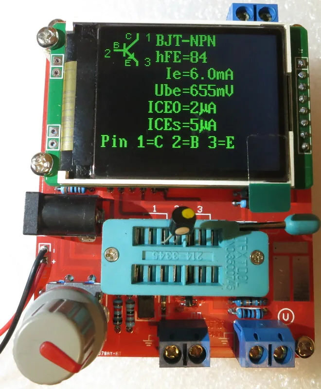 

2018 TFT LCD Screen ATMEAG328P M328 Transistor Tester LCR Diode Capacitance ESR meter PWM Square wave Signal Generator