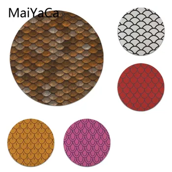 

MaiYaCa New Printed Mermaid Nice Scale Keyboard Gaming MousePads Size for 200x200x2mm and 220x220x2mm Small Mousepad