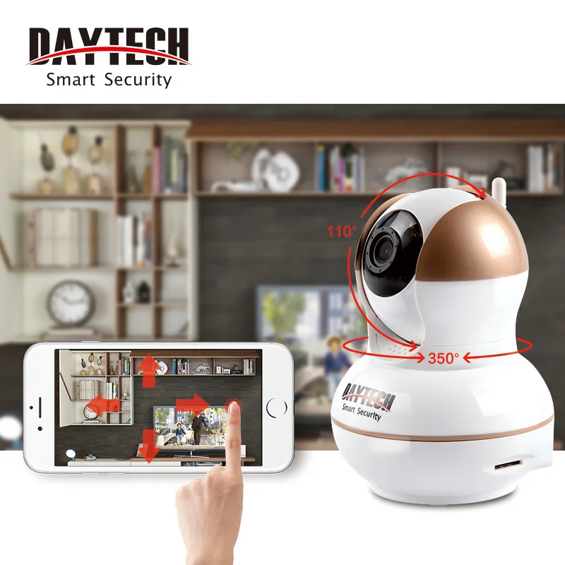 Daytech Wi-Fi Ip-камера 720 P Домашней Безопасности Видеонаблюдения в Помещении Ночного Видения Baby Камеры Двухстороннее Аудио