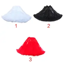 Women Multi-Layer Pleated Ballet Dance Short Tutu Skirt Puffy Drawstring Waist Hoopless Cosplay Petticoat Crinoline Underskirt drawstring waist pleated skirt