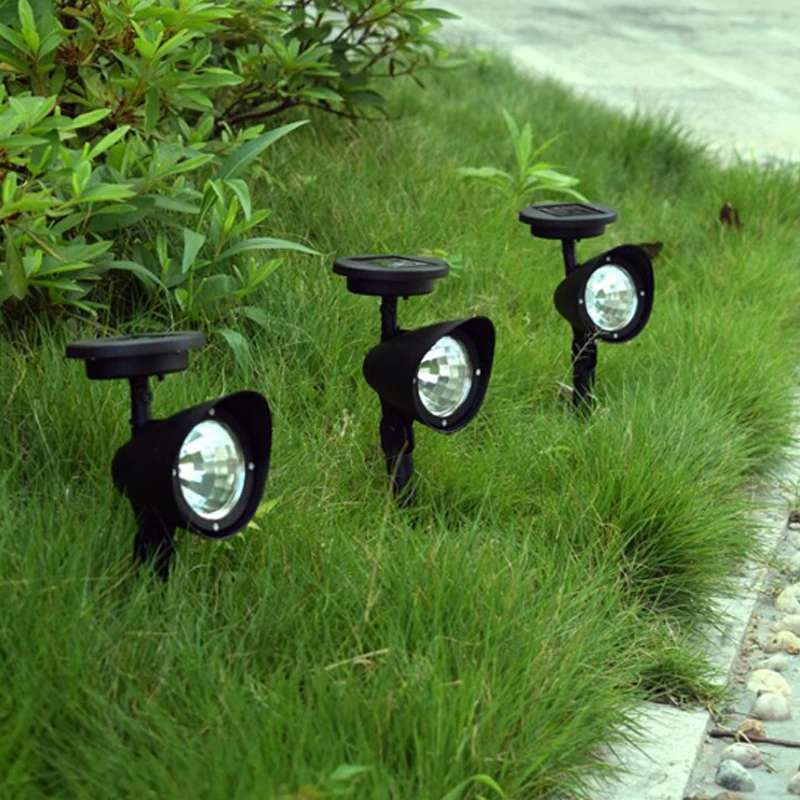 Led Solar Lamp Solar Spotlight Adjustable Solar Powered Lamp LED In-Ground Light Waterproof Landscape Wall Light Outdoor Garden (12)